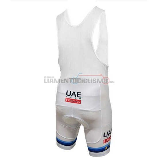 Abbigliamento Ciclismo Uci World Champion Leader Uae Manica Corta 2018 Lite Bianco